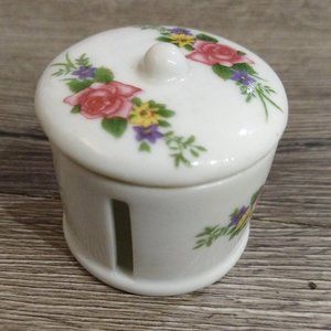 VINTAGE: Porcelain Stamp Dispenser